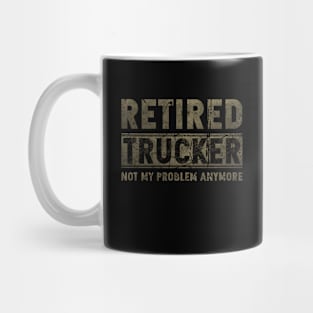 Retired Trucker Mug